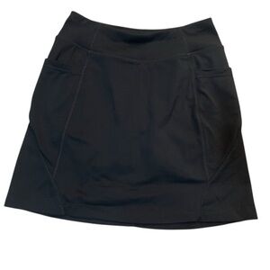 Athleta Classic Black Women's Athletic Skirt with Shorts Size XXS